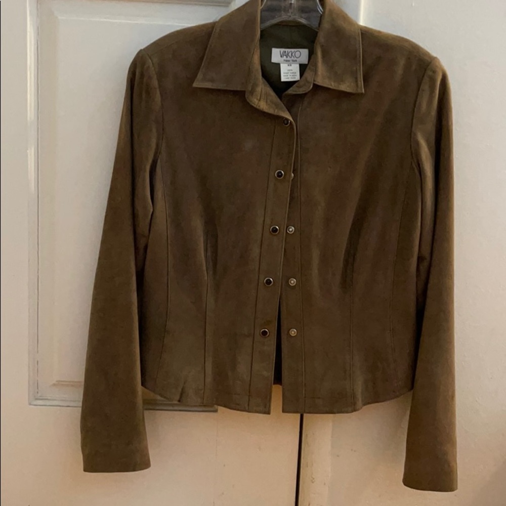 So soft goat suede jacket